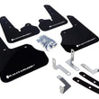 Load image into Gallery viewer, Rally Armor 12-16 Subaru Impreza 4D/5D Black UR Mud Flap w/White Logo - Main Product View
