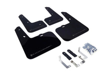 Load image into Gallery viewer, Rally Armor 12-18 Hyundai Veloster Black UR Mud Flap w/ Grey Logo - Main Product View