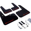 Load image into Gallery viewer, Rally Armor 12-18 Hyundai Veloster Black UR Mud Flap w/ Red Logo - Main Product View