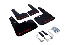 Load image into Gallery viewer, Rally Armor 12-18 Hyundai Veloster Black UR Mud Flap w/ Red Logo - Main Product View