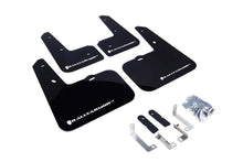 Load image into Gallery viewer, Rally Armor 12-18 Hyundai Veloster Black UR Mud Flap w/ White Logo - Main Product View