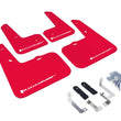 Load image into Gallery viewer, Rally Armor 12-18 Hyundai Veloster Red UR Mud Flap w/ White Logo - Main Product View