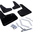 Load image into Gallery viewer, Rally Armor 12-19 Ford Focus ST / 16-19 RS Black Mud Flap w/Grey Logo - Main Product View