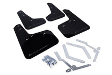 Load image into Gallery viewer, Rally Armor 12-19 Ford Focus ST / 16-19 RS Black Mud Flap w/Grey Logo - Main Product View