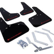 Load image into Gallery viewer, Rally Armor 12-19 Ford Focus ST / 16-19 RS Black Mud Flap w/Red Logo - Main Product View