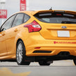 Load image into Gallery viewer, Rally Armor 12-19 Ford Focus ST / 16-19 RS Black Mud Flap w/Red Logo - Installation View