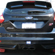 Load image into Gallery viewer, Rally Armor 12-19 Ford Focus ST / 16-19 RS Black UR Mud Flap w/Nitrous Blue Logo - Side View