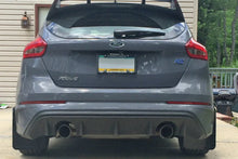 Load image into Gallery viewer, Rally Armor 12-19 Ford Focus ST / 16-19 RS Black UR Mud Flap w/Nitrous Blue Logo - Additional View 5