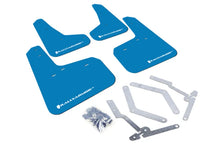 Load image into Gallery viewer, Rally Armor 12-19 Ford Focus ST / 16-19 RS Nitrous Blue UR Mud Flap w/White Logo - Main Product View