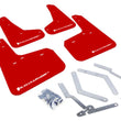 Load image into Gallery viewer, Rally Armor 12-19 Ford Focus ST / 16-19 RS Red Mud Flap w/White Logo - Main Product View