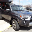 Load image into Gallery viewer, Rally Armor 12-24 Toyota 4Runner Black UR Mud Flap w/Grey Logo - Side View