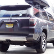 Load image into Gallery viewer, Rally Armor 12-24 Toyota 4Runner Black UR Mud Flap w/Grey Logo - Installation View