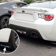Load image into Gallery viewer, Rally Armor 13-17 Subaru BRZ/Toyota FR-S Black UR Mud Flap w/White Logo - Side View