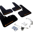 Load image into Gallery viewer, Rally Armor 13-17 Subaru Crosstrek XV Black Mud Flap w/Orange Logo - Main Product View