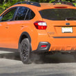 Load image into Gallery viewer, Rally Armor 13-17 Subaru Crosstrek XV Black UR Mud Flap w/Grey Logo - Back View