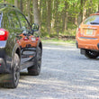 Load image into Gallery viewer, Rally Armor 13-17 Subaru Crosstrek XV Black UR Mud Flap w/Grey Logo - Additional View 6