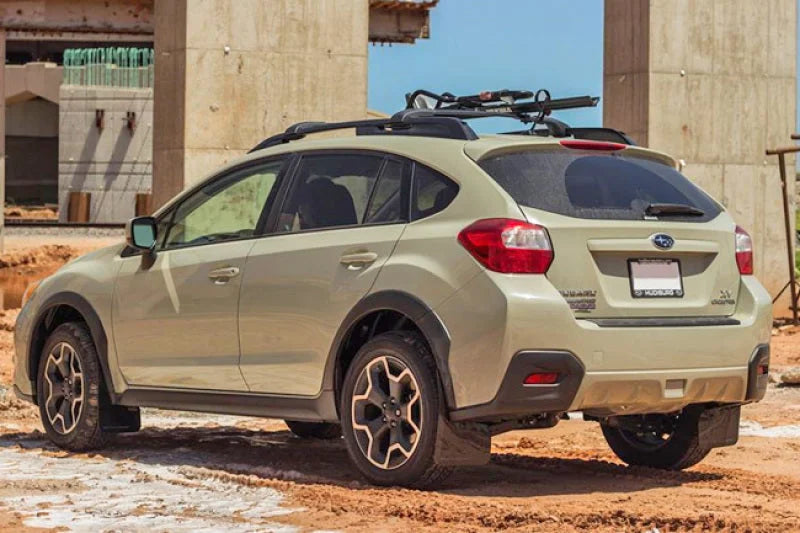 Rally Armor 13-17 Subaru Crosstrek XV Black UR Mud Flap w/Red Logo - Additional View 8
