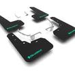 Load image into Gallery viewer, Rally Armor 13-17 Subaru Crosstrek XV Black UR Mud Flap w/Teal Altered Font Logo - Main Product View
