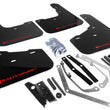 Load image into Gallery viewer, Rally Armor 13-19 Ford Fiesta ST Black UR Mud Flap w/Red Logo - Main Product View