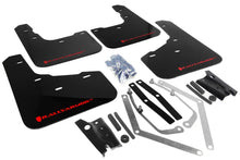 Load image into Gallery viewer, Rally Armor 13-19 Ford Fiesta ST Black UR Mud Flap w/Red Logo - Main Product View