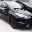 Load image into Gallery viewer, Rally Armor 13-19 Ford Fiesta ST Black UR Mud Flap w/Red Logo - Side View