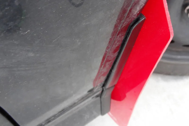 Rally Armor 13-19 Ford Fiesta ST Black UR Mud Flap w/Red Logo - Additional View 5