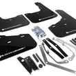 Load image into Gallery viewer, Rally Armor 13-19 Ford Fiesta ST Black UR Mud Flap w/White Logo - Main Product View