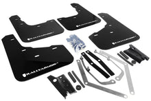Load image into Gallery viewer, Rally Armor 13-19 Ford Fiesta ST Black UR Mud Flap w/White Logo - Main Product View