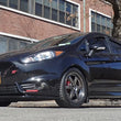 Load image into Gallery viewer, Rally Armor 13-19 Ford Fiesta ST Black UR Mud Flap w/White Logo - Additional View 13