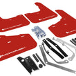 Load image into Gallery viewer, Rally Armor 13-19 Ford Fiesta ST Red UR Mud Flap w/White Logo - Main Product View