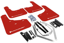 Load image into Gallery viewer, Rally Armor 13-19 Ford Fiesta ST Red UR Mud Flap w/White Logo - Main Product View
