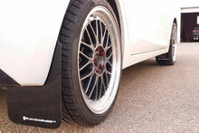 Load image into Gallery viewer, Rally Armor 14-18 Mazda3 Red UR Mud Flap w/White Logo - Back View