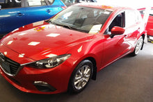Load image into Gallery viewer, Rally Armor 14-18 Mazda3 Red UR Mud Flap w/White Logo - Additional View 5