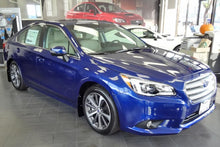 Load image into Gallery viewer, Rally Armor 15-19 Subaru Legacy Black UR Mud Flap w/ Grey Logo - Back View