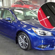 Load image into Gallery viewer, Rally Armor 15-19 Subaru Legacy Black UR Mud Flap w/ Grey Logo - Installation View