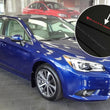 Load image into Gallery viewer, Rally Armor 15-19 Subaru Legacy Black UR Mud Flap w/ Red Logo - Back View
