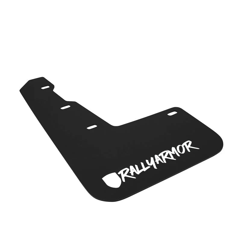 Rally Armor 15-21 Subaru WRX/STI Black Mud Flap White Altered Font Logo - Main Product View