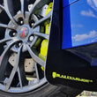 Load image into Gallery viewer, Rally Armor 15-21 Subaru WRX/STI Black UR Mud Flap w/Green Logo - Back View
