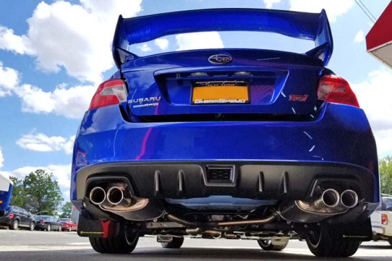 Rally Armor 15-21 Subaru WRX/STI Black UR Mud Flap w/Green Logo - Additional View 6