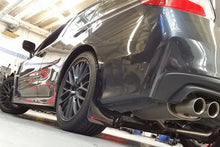 Load image into Gallery viewer, Rally Armor 15-21 Subaru WRX/STI Black UR Mud Flap w/Silver Logo - Additional View 16