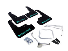 Load image into Gallery viewer, Rally Armor 15-21 Subaru WRX/STI Black UR Mud Flap w/Teal Altered Font Logo - Side View
