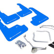 Load image into Gallery viewer, Rally Armor 15-21 Subaru WRX/STI Blue UR Mud Flap w/White Logo - Main Product View