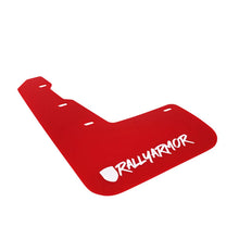 Load image into Gallery viewer, Rally Armor 15-21 Subaru WRX/STI Red Mud Flap White Altered Font Logo - Main Product View