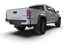 Load image into Gallery viewer, Rally Armor 16-23 Toyota Tacoma Gen 3 Black Mud Flap w/Metallic Black Logo - Back View