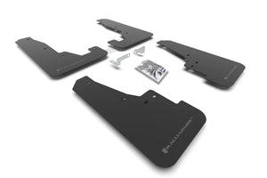 Rally Armor 16-25 Dodge Durango GT/Hellcat/RT/SRT 392/SXT Black UR Mud Flap Grey Logo - Main Product View