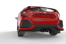 Load image into Gallery viewer, Rally Armor 17-19 Honda Civic Sport/Sport Touring Black UR Mud Flap w/Red Logo - Back View