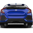 Load image into Gallery viewer, Rally Armor 17-21 Honda Civic EX/EX-L/LX (Hatchback) Black UR Mud Flap Blue Logo - Side View