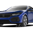 Load image into Gallery viewer, Rally Armor 17-21 Honda Civic EX/EX-L/LX (Hatchback) Black UR Mud Flap Blue Logo - Detail View