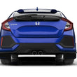 Load image into Gallery viewer, Rally Armor 17-21 Honda Civic EX/EX-L/LX (Hatchback) Black UR Mud Flap Dark Grey Logo - Side View