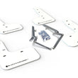 Load image into Gallery viewer, Rally Armor 17-21 Honda Civic Sport/Sport Touring White UR Mud Flap w/Black Logo - Main Product View